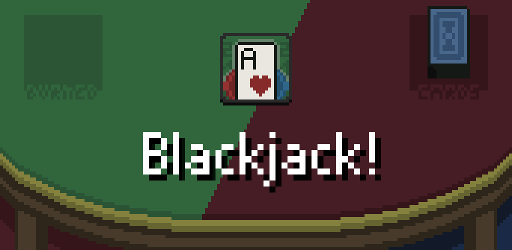 Pixel Blackjack Banner